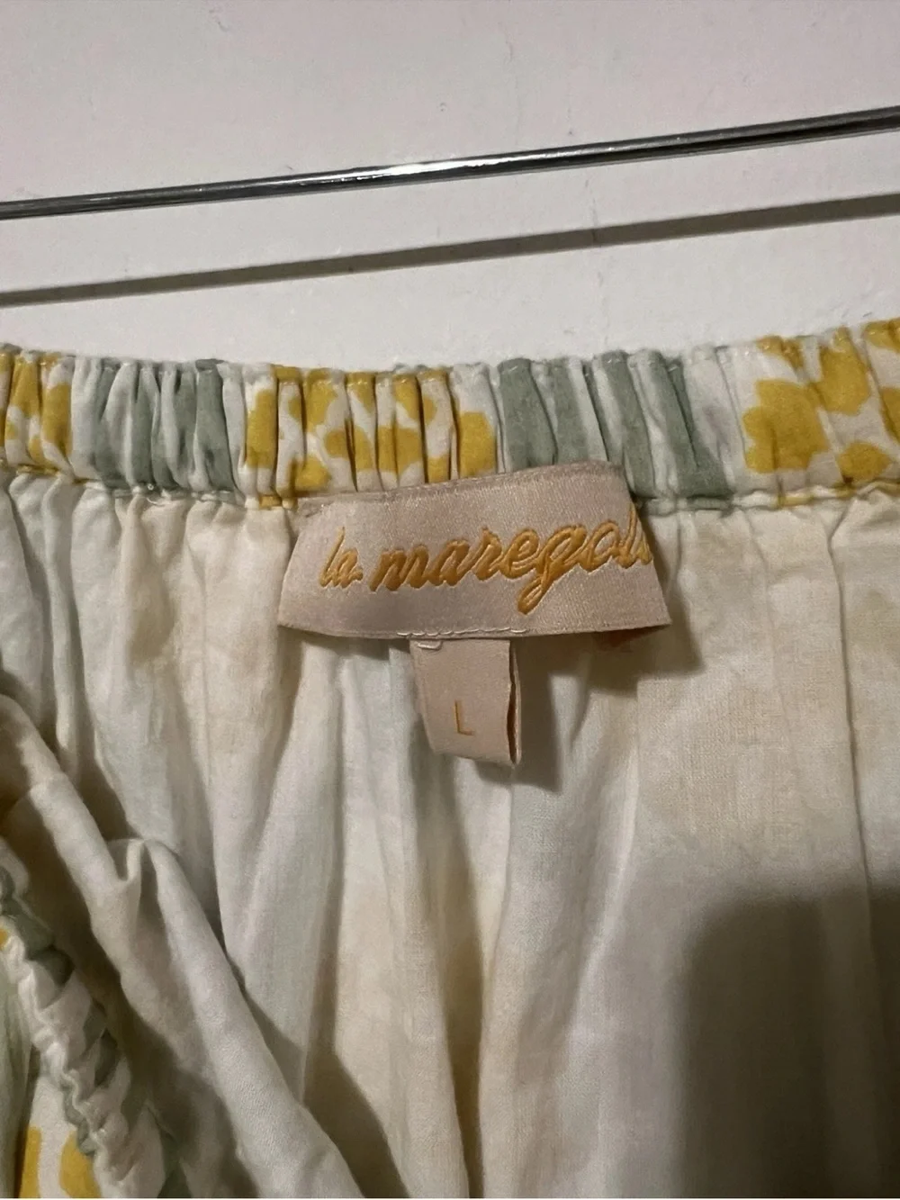 La Maregold Penny Dress Strapless Size Large Maxi G